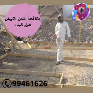 مكافحة النمل الابيض قبل البناء في الكويت