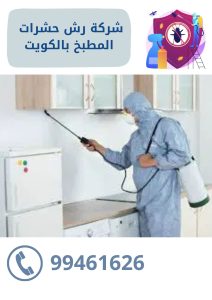 شركة رش حشرات المطبخ بالكويت