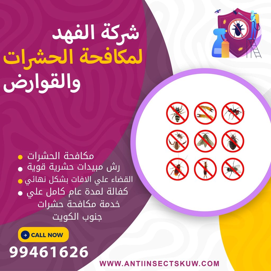 شركة مكافحة حشرات جنوب الكويت 