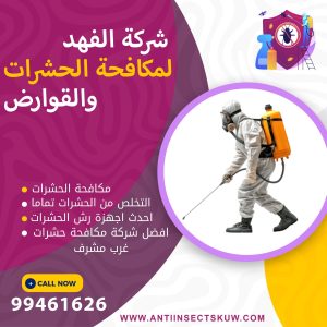 شركة مكافحة حشرات غرب مشرف