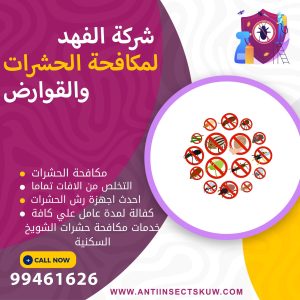 شركة مكافحة حشرات الشويخ السكنية